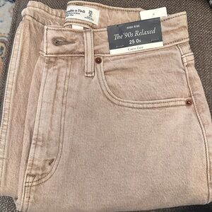 Abercrombie & Fitch curve love straight jeans